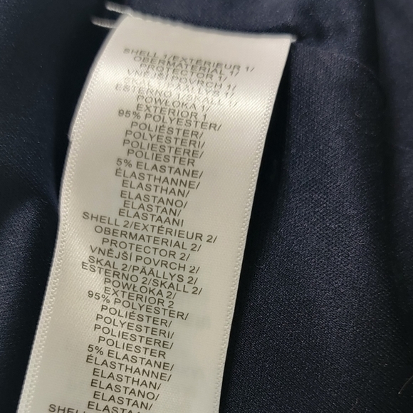 Adrianna Papell | Navy Blue Floor Length Sequin Crepe Dress Mother of Br… - Picture 9 of 13